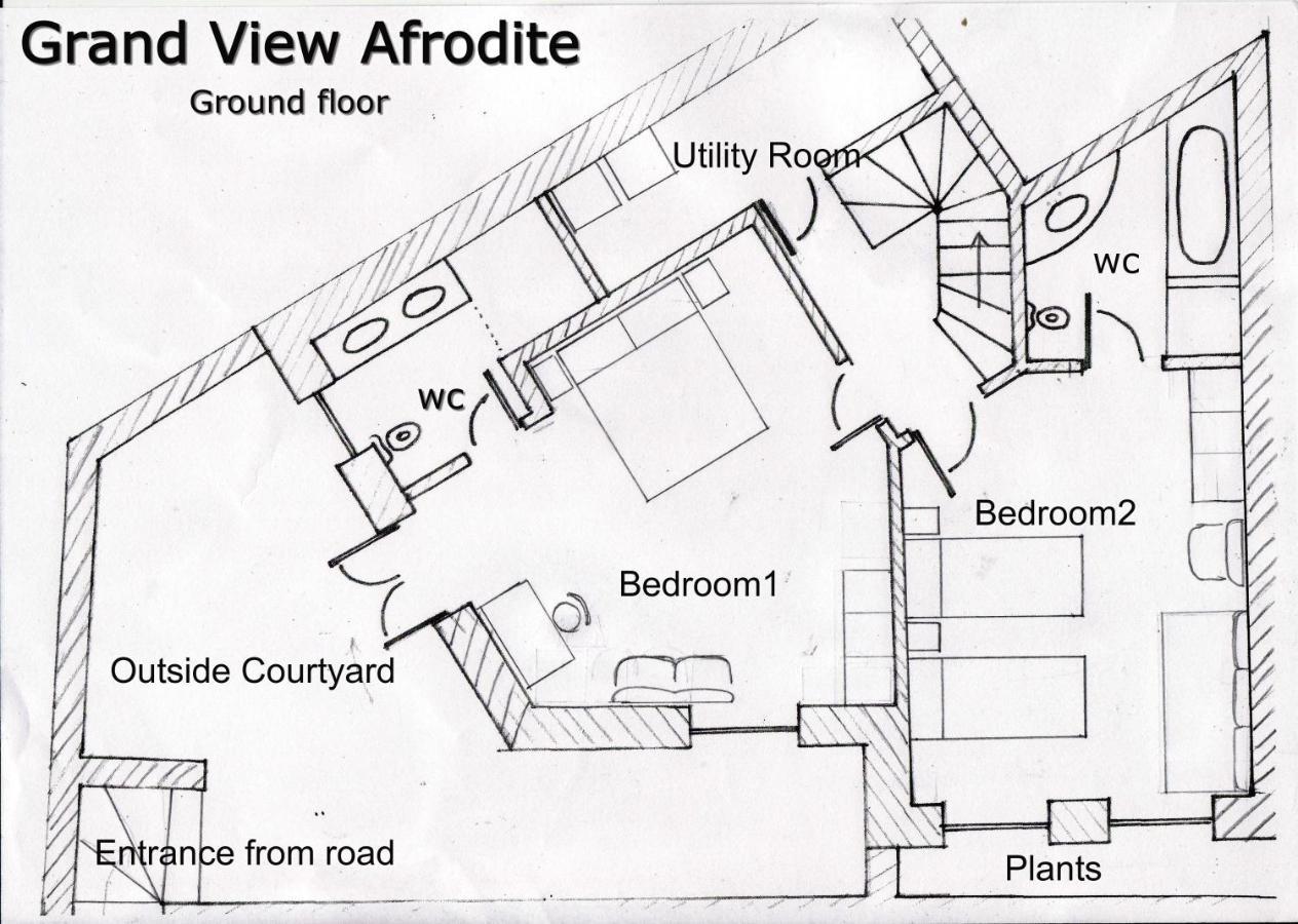 Grand View Afrodite Mithymna Exteriör bild